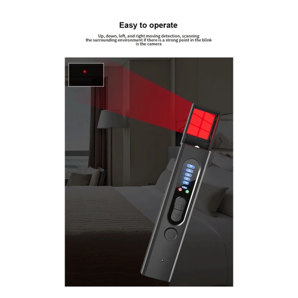 Hidden Camera Detector and Anti-Spy RF Signal Scanner – GPS Tracker Bug Finder for Security Protection - Image 6